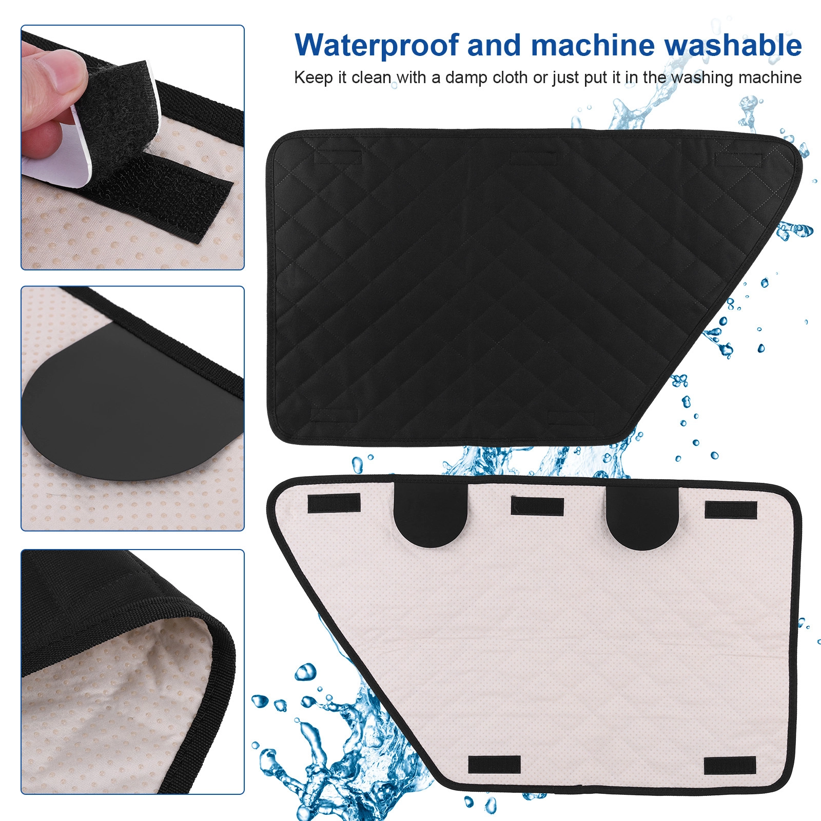 2Pcs Waterproof Fixed Design Pet Car Door Protector - Image 7