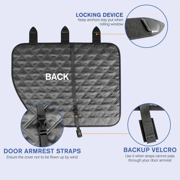 2Pcs Multi-purpose Anti-dirt Pet Car Door Guard