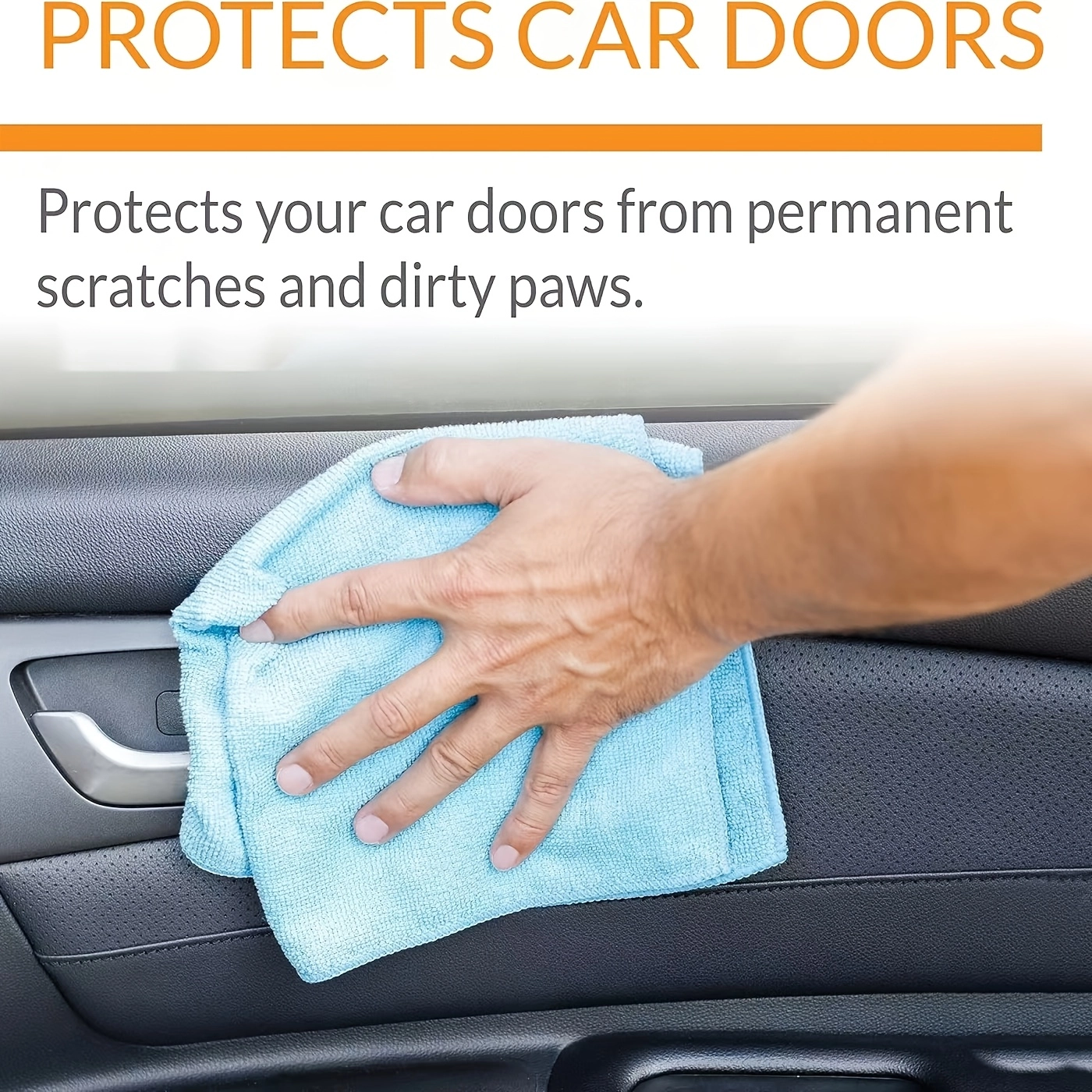 2Pcs Oxford Fabric Anti Bite Pet Car Door Protector - Image 5