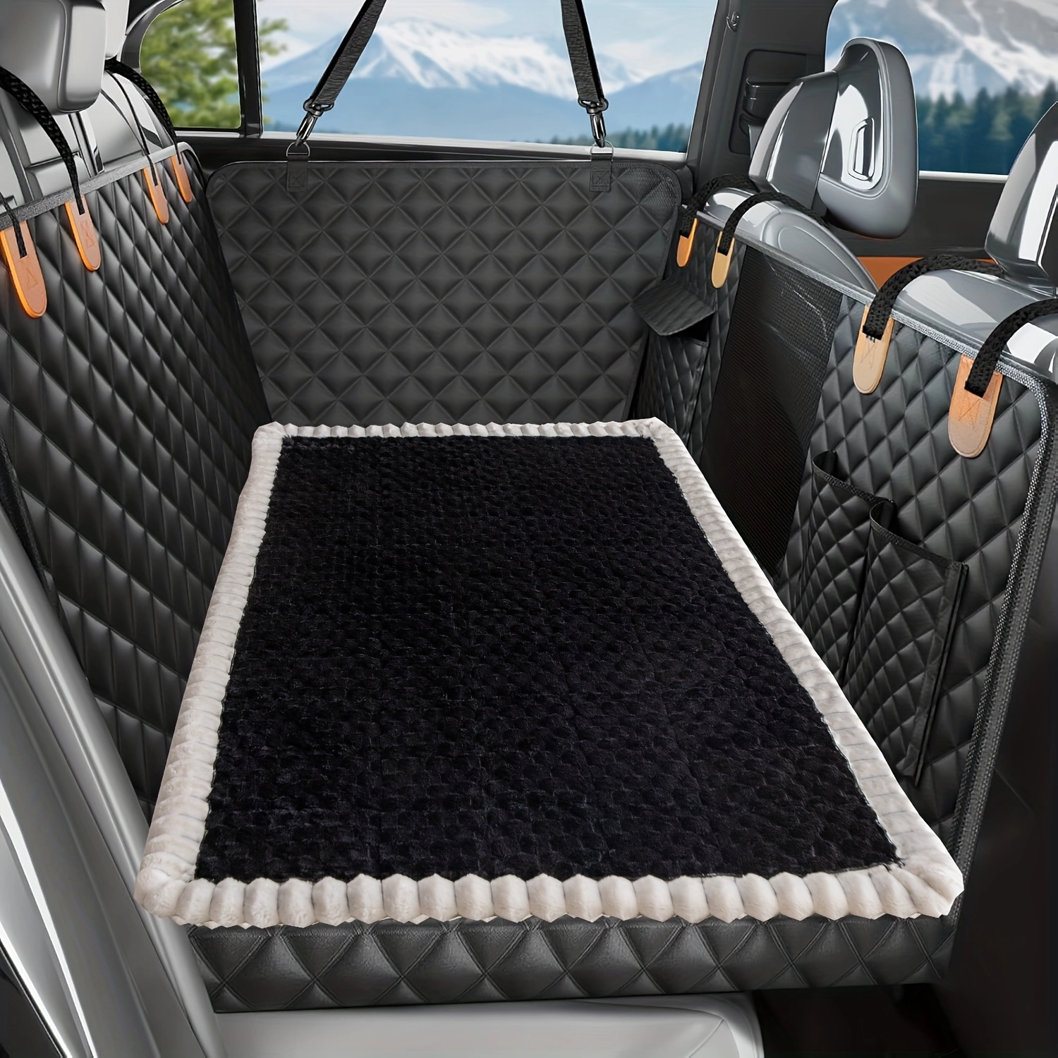 Chew Resistant Extended Pet Car Seat Cushion - Image 3