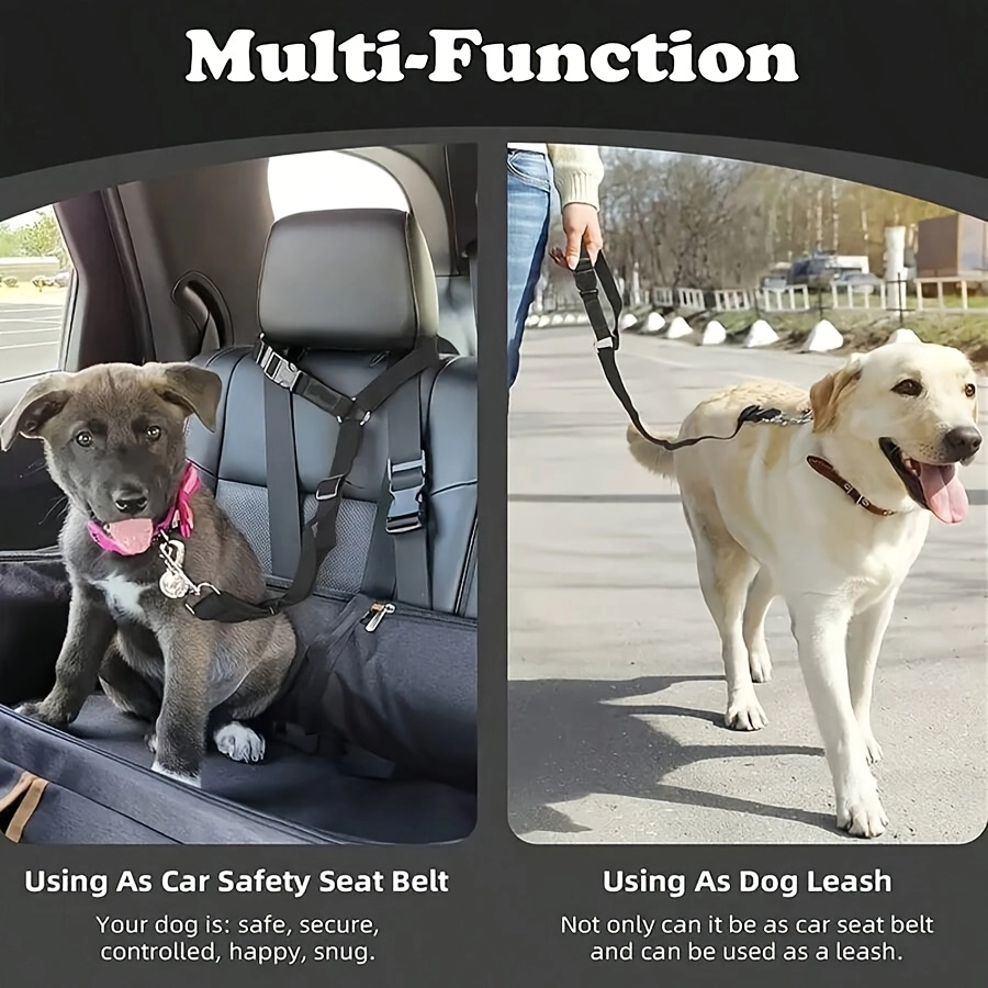 1Pc Adjustable Pet Car Safety Seat Belt Leash - Image 10