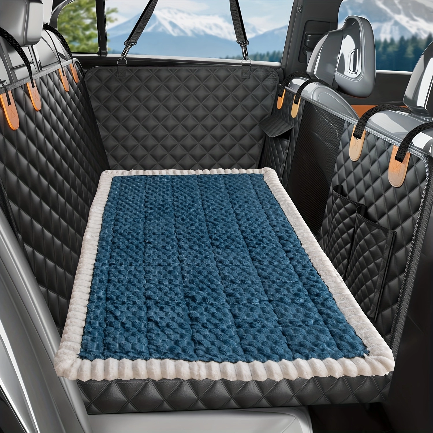 Chew Resistant Extended Pet Car Seat Cushion - Image 7