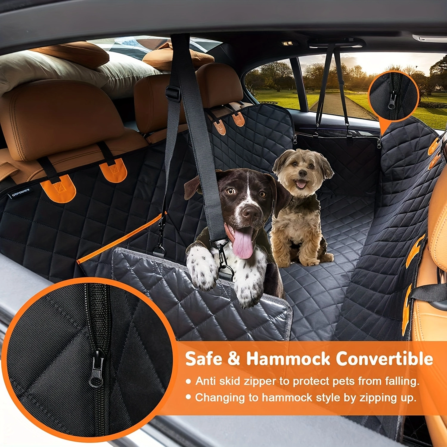 Waterproof Anti-Scratch Dog Car Seat Cover - Image 12