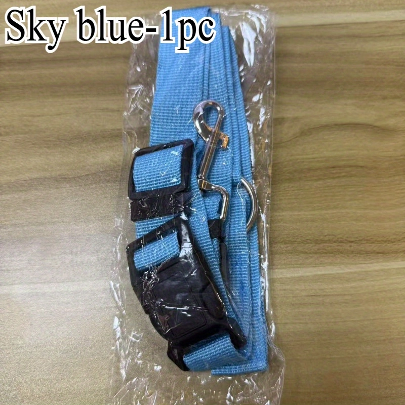 1Pc Purple Nylon 2-in-1 Adjustable Pet Car Seat Belt - Image 6