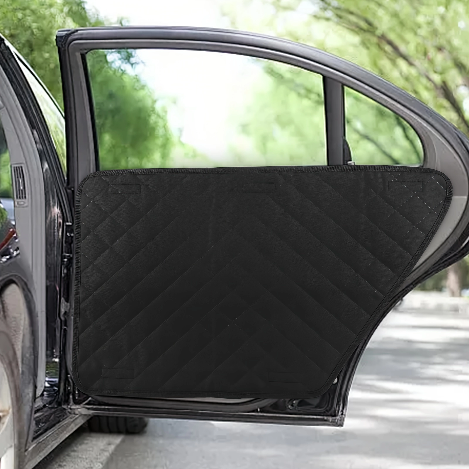 2Pcs Oxford Waterproof Washable Pet Car Door Guard - Image 2