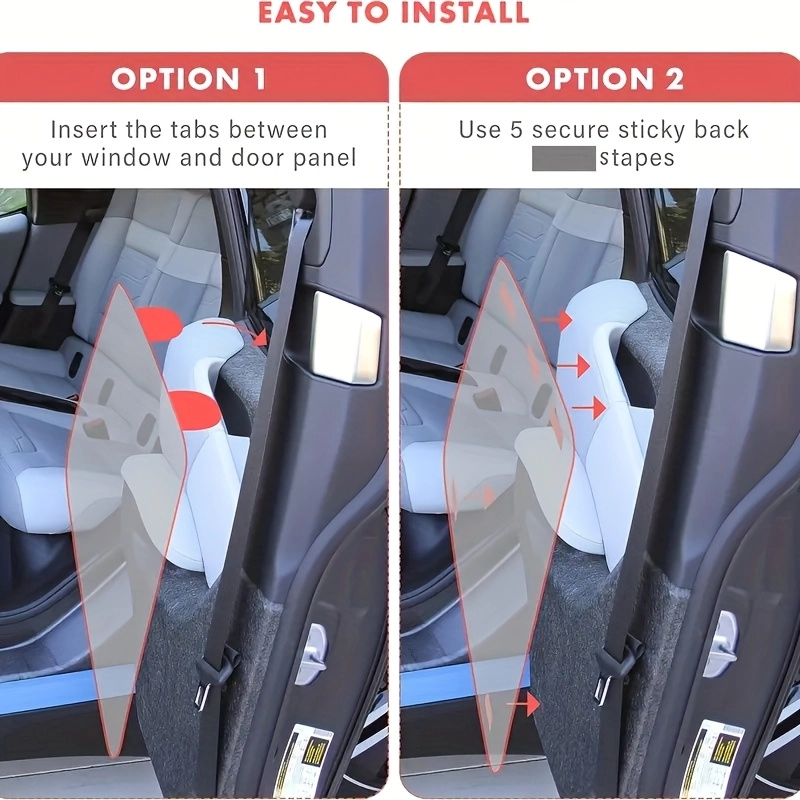 2Pcs Washable Fixed Flap Pet Car Door Protector - Image 3