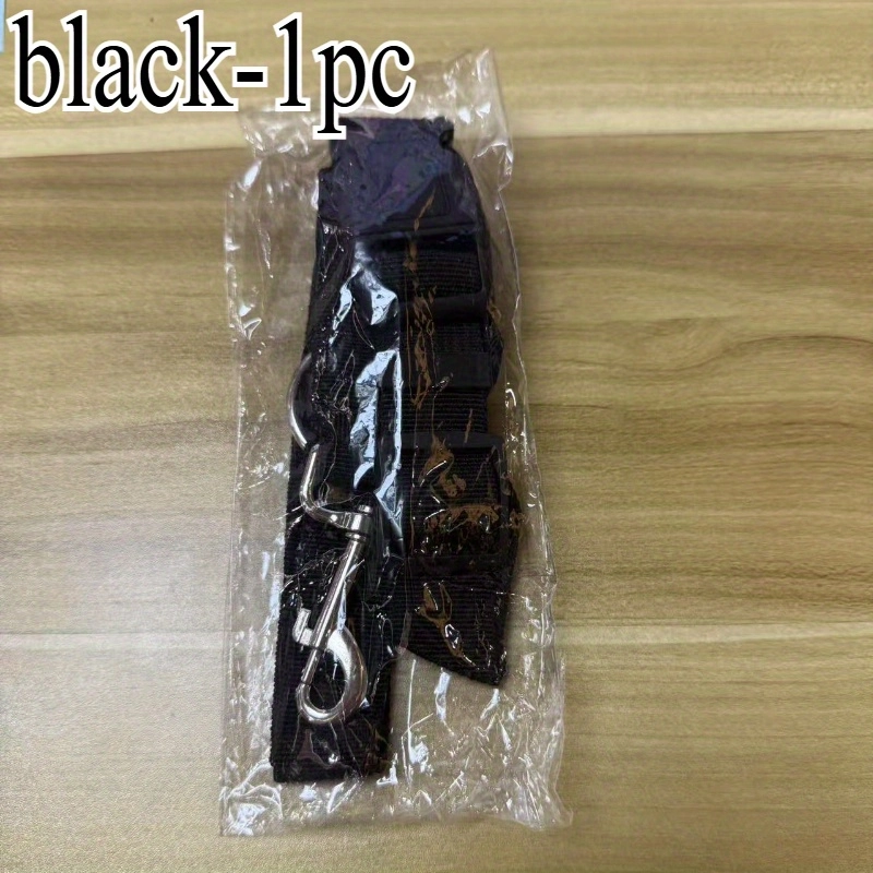 1Pc Purple Nylon 2-in-1 Adjustable Pet Car Seat Belt - Image 8