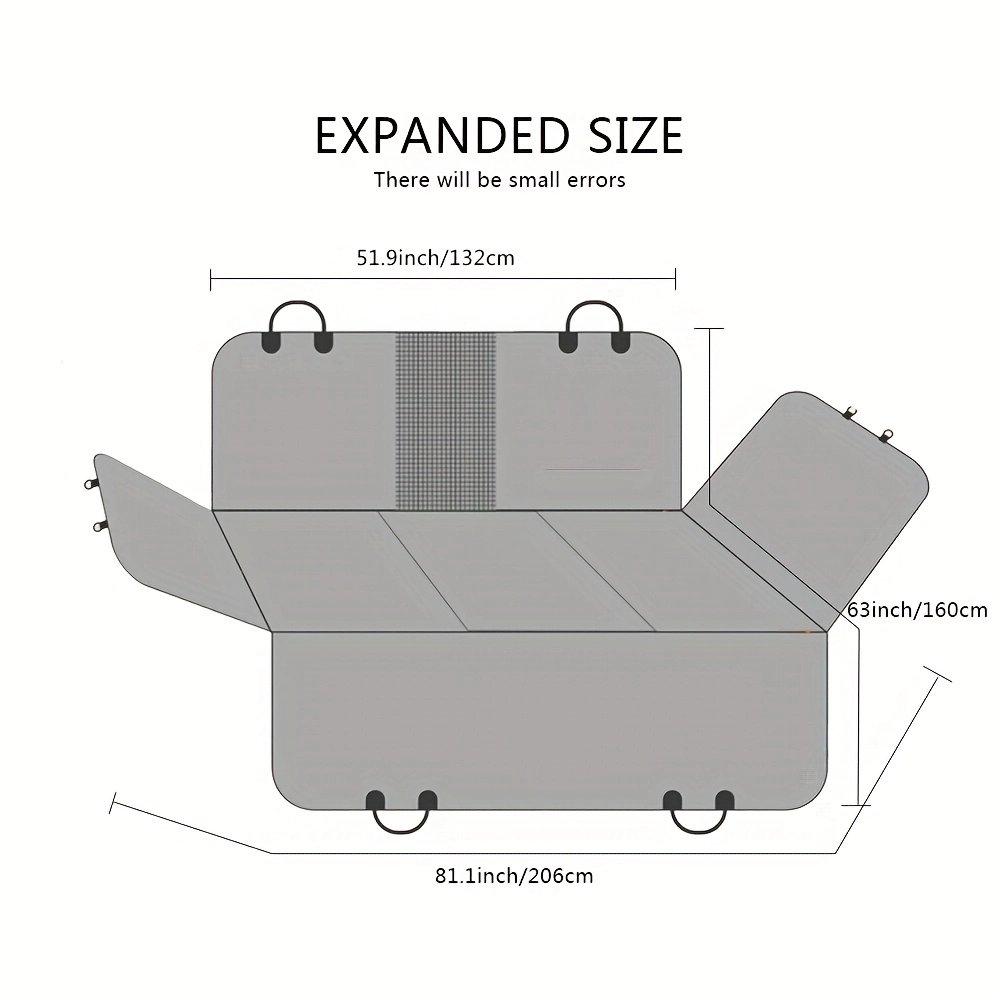 Hard Bottom Wear Resistant Pet Car Seat Mat - Image 3