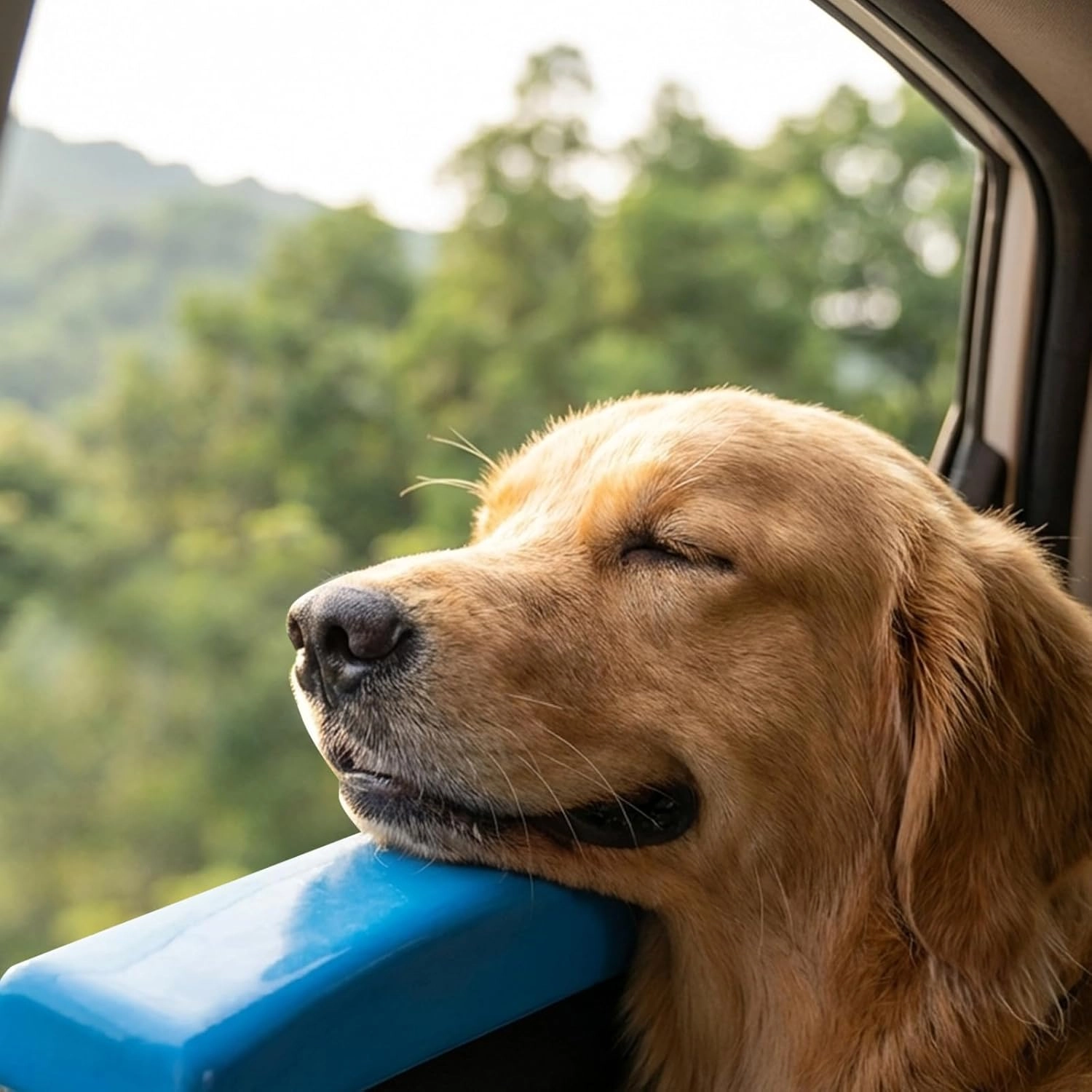 Dog travel car protection product