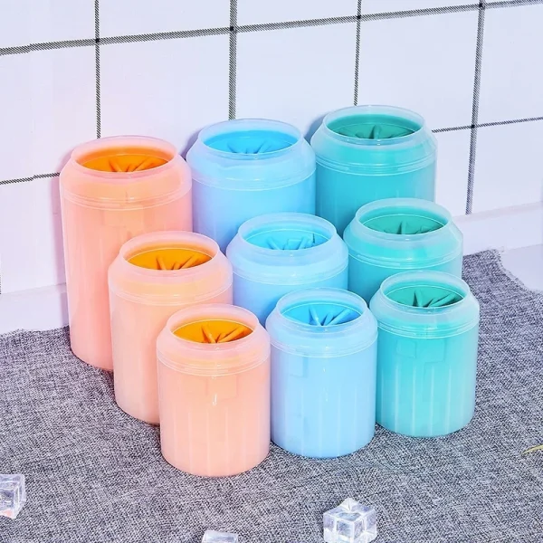 Soft Silicone Portable Pet Paw Cleaning Cup