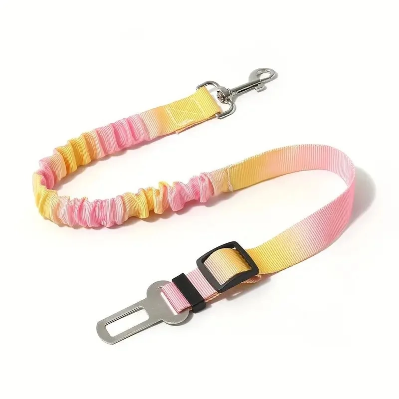 Adjustable Elastic Nylon Pet Car Safety Seat Belt - Image 8