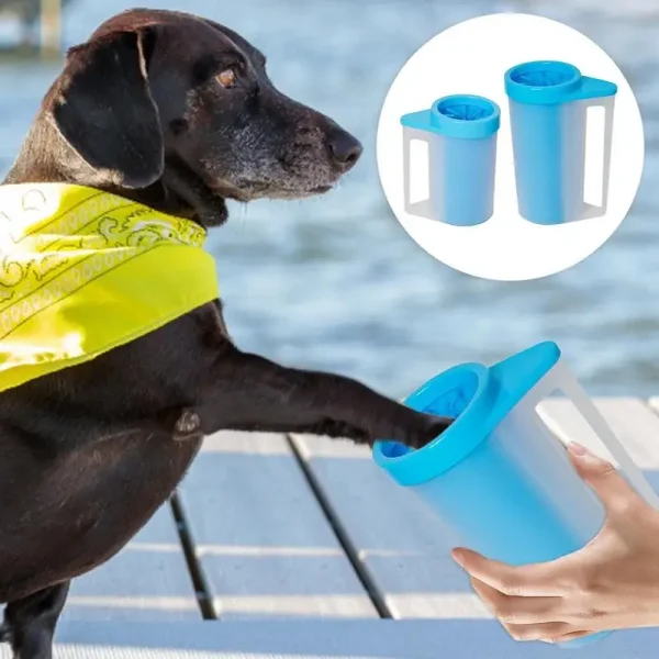 Detachable Silicone Portable Dog Paw Cleaner Cup
