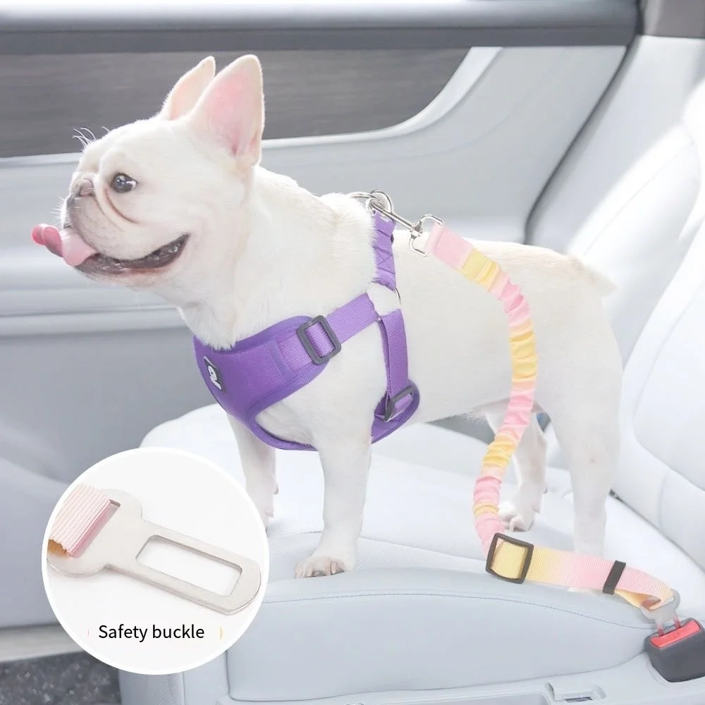 Adjustable Elastic Nylon Pet Car Safety Seat Belt - Image 6