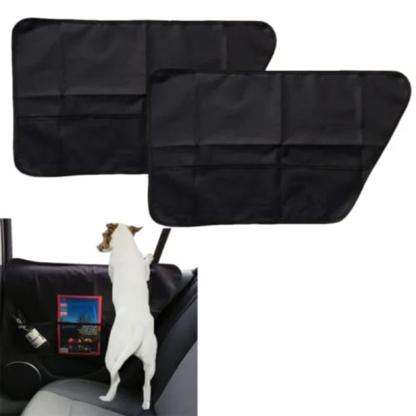 2Pcs Oxford Fabric Anti Scratch Pet Car Door Guard