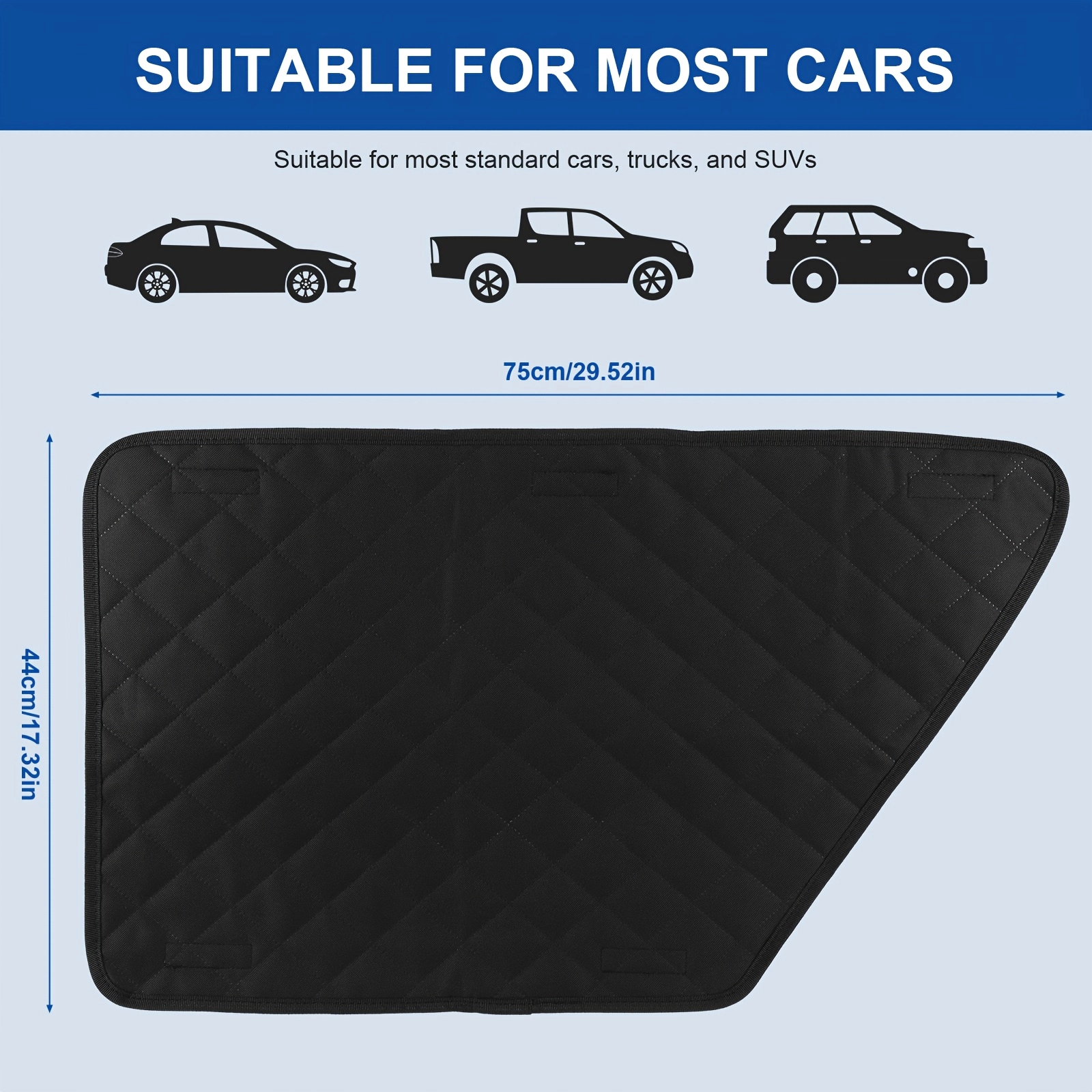 2Pcs Oxford Waterproof Washable Pet Car Door Guard - Image 8